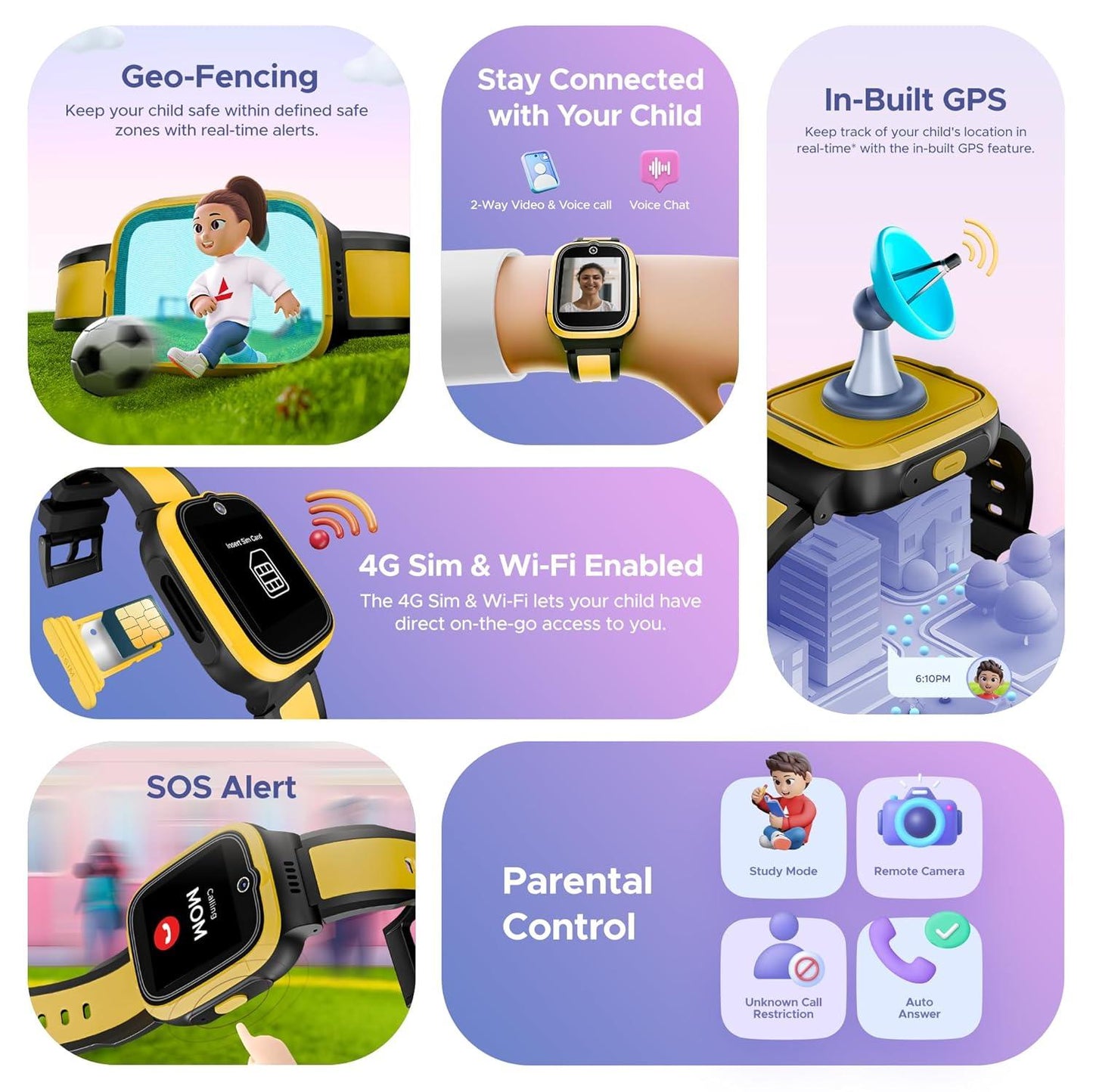 boAt Wanderer Smart Kids Watch - Nalanda Enterprises
