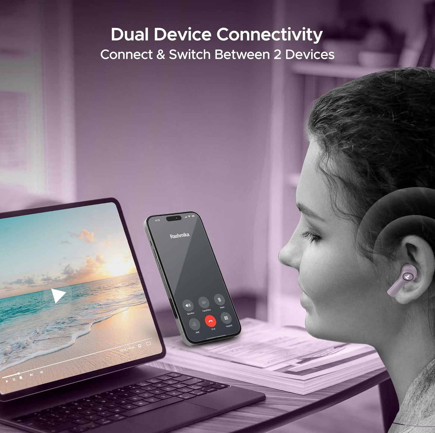 boAt Nirvana Ion ANC Pro Truly Wireless in Ear Ear Buds w/Hi-Res Audio w/LDAC, Upto 32 dB ANC, 120 Hrs Playback, Crystal Bionic Sound Powered by HiFi, ENx Tech, Hearables App(Blazing Comet) - Nalanda Enterprises