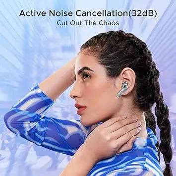 boAt Airdopes 191 ANC, 32dB ANC, Ambient Mode, 60HRS Battery, 4Mics ENx, in-Ear Detection, IWP Tech, Fast Charge, v5.3 Bluetooth Earbuds, TWS Ear Buds Wireless Earphones with mic - Nalanda Enterprises