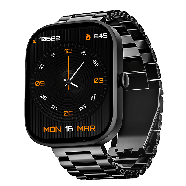 boAt Wave Convex | Smartwatch with 1.96" AMOLED Display, BT Calling, DIY Watch Face Studio, 700+ Active Modes - Nalanda Enterprises