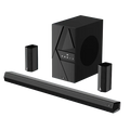 boAt Aavante Bar 3600 | 500W Bluetooth Soundbar, 5.1 Surround Sound System with Subwoofer and Wired Rear Speakers