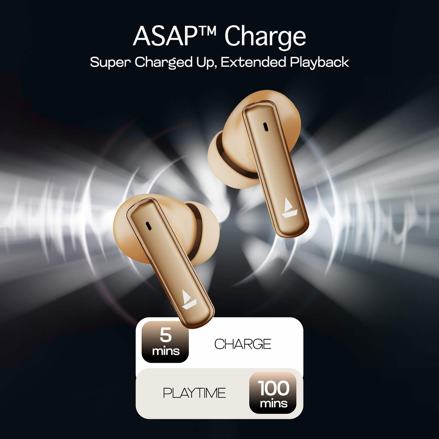 boAt Airdopes 181 Pro | Wireless Earbuds with 100 Hours Playback, Quad Mics with ENx™, BEAST™ Mode, ASAP™ Charge - Nalanda Enterprises