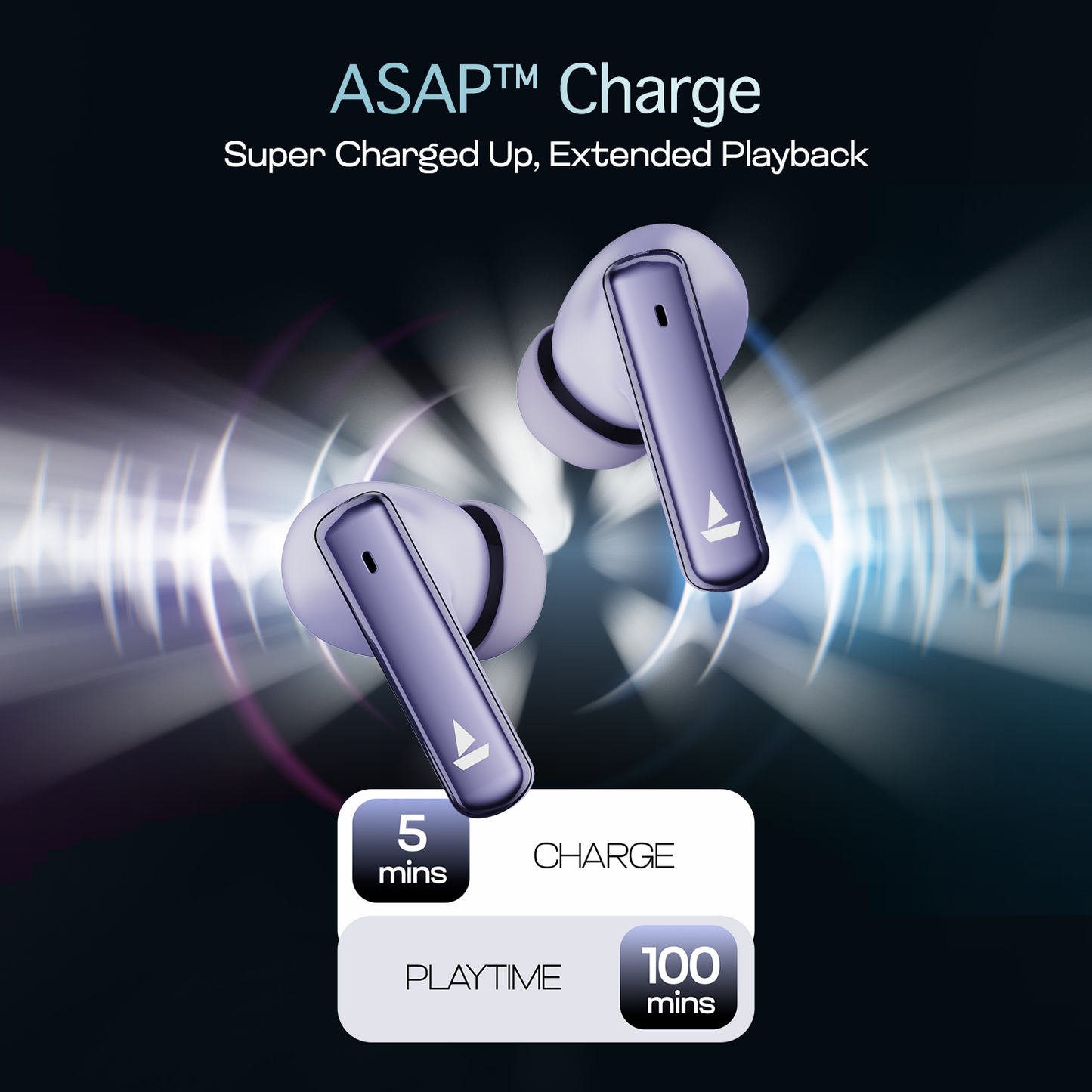 boAt Airdopes 181 Pro | Wireless Earbuds with 100 Hours Playback, Quad Mics with ENx™, BEAST™ Mode, ASAP™ Charge - Nalanda Enterprises
