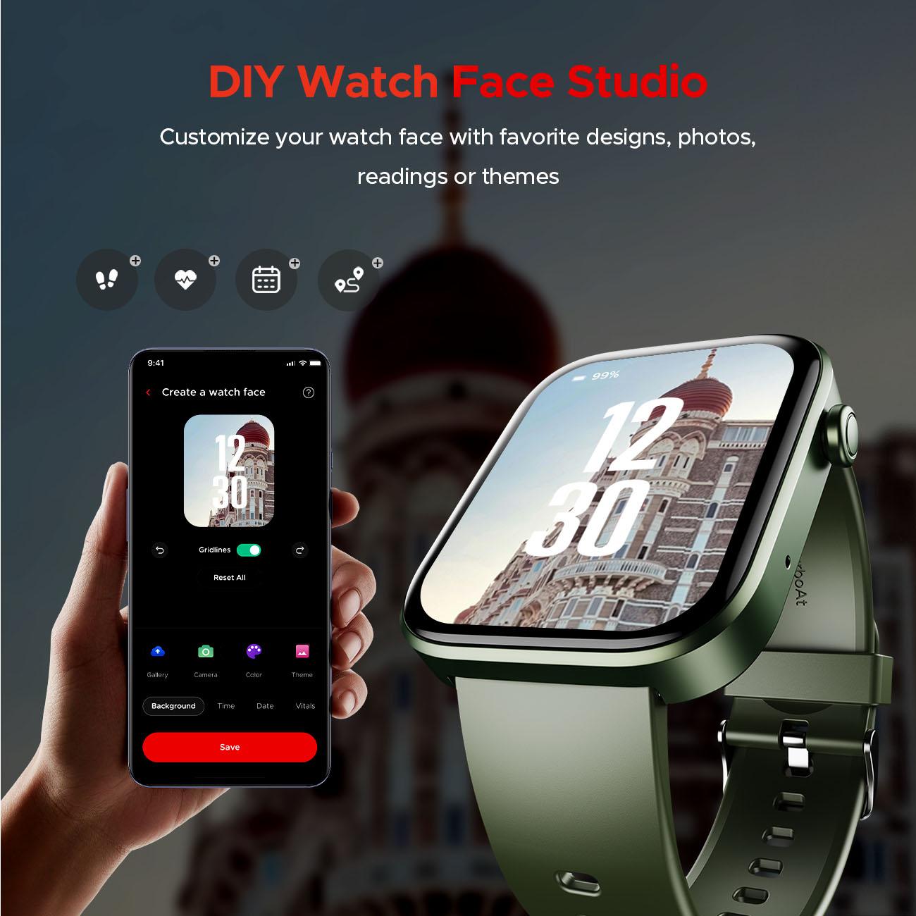 boAt Storm Call 3 | Smartwatch with built-in Map Navigation, 1.83" HD Display, BT Calling, 700+ Activity Modes, SOS Feature - Nalanda Enterprises