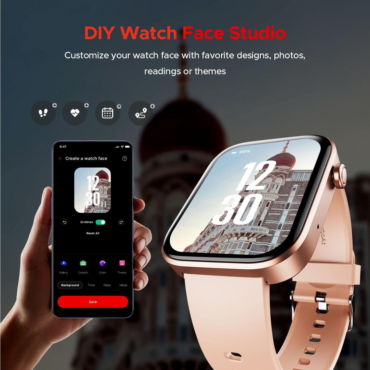 boAt Storm Call 3 | Smartwatch with built-in Map Navigation, 1.83" HD Display, BT Calling, 700+ Activity Modes, SOS Feature - Nalanda Enterprises