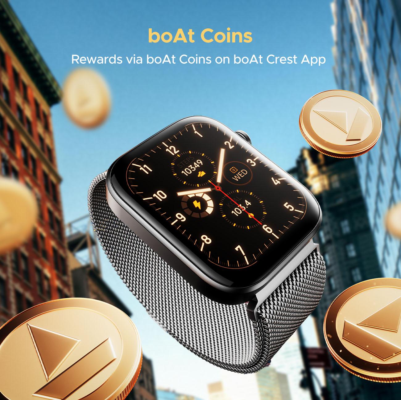 boAt Storm Call 3 | Smartwatch with built-in Map Navigation, 1.83" HD Display, BT Calling, 700+ Activity Modes, SOS Feature - Nalanda Enterprises
