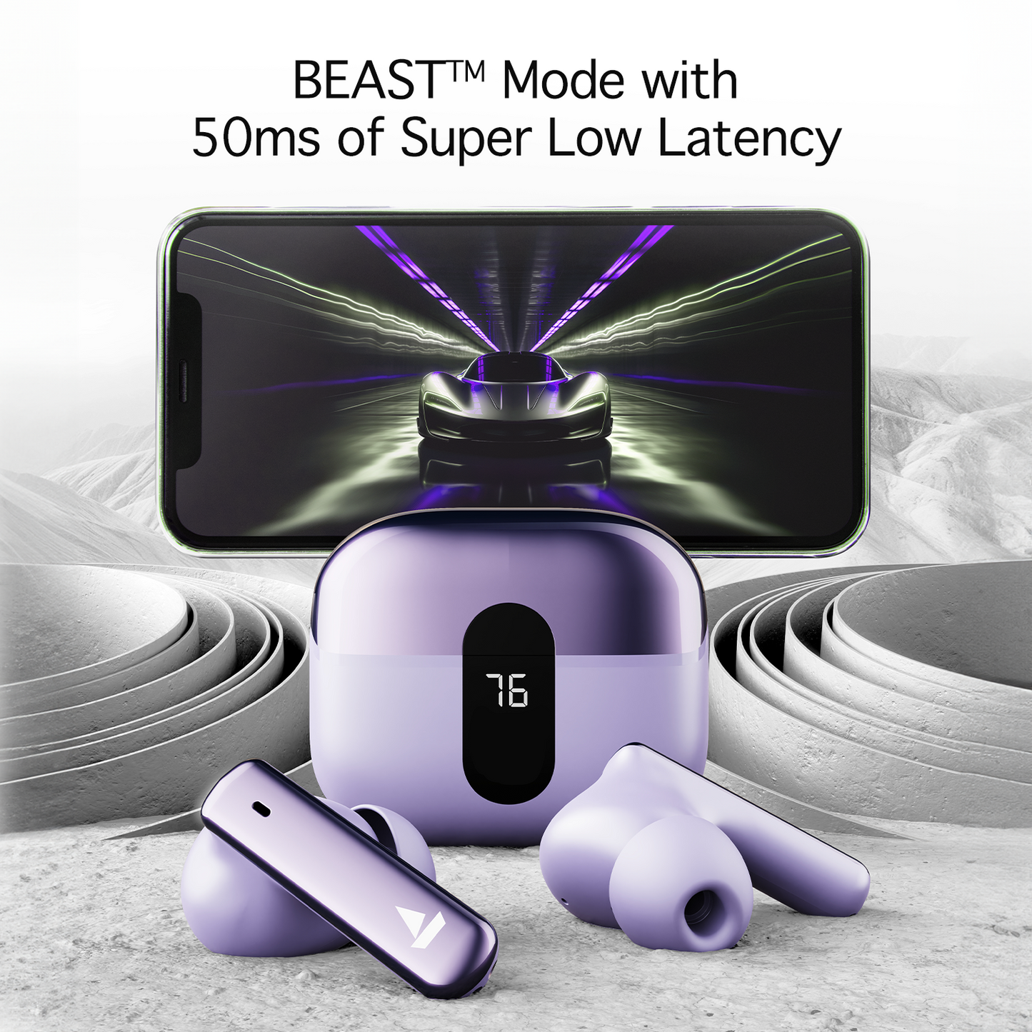 boAt Airdopes 181 Pro | Wireless Earbuds with 100 Hours Playback, Quad Mics with ENx™, BEAST™ Mode, ASAP™ Charge - Nalanda Enterprises