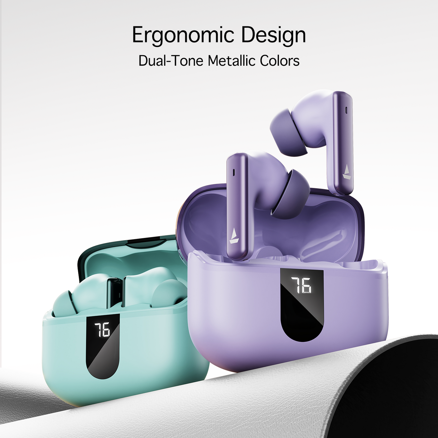 boAt Airdopes 181 Pro | Wireless Earbuds with 100 Hours Playback, Quad Mics with ENx™, BEAST™ Mode, ASAP™ Charge - Nalanda Enterprises