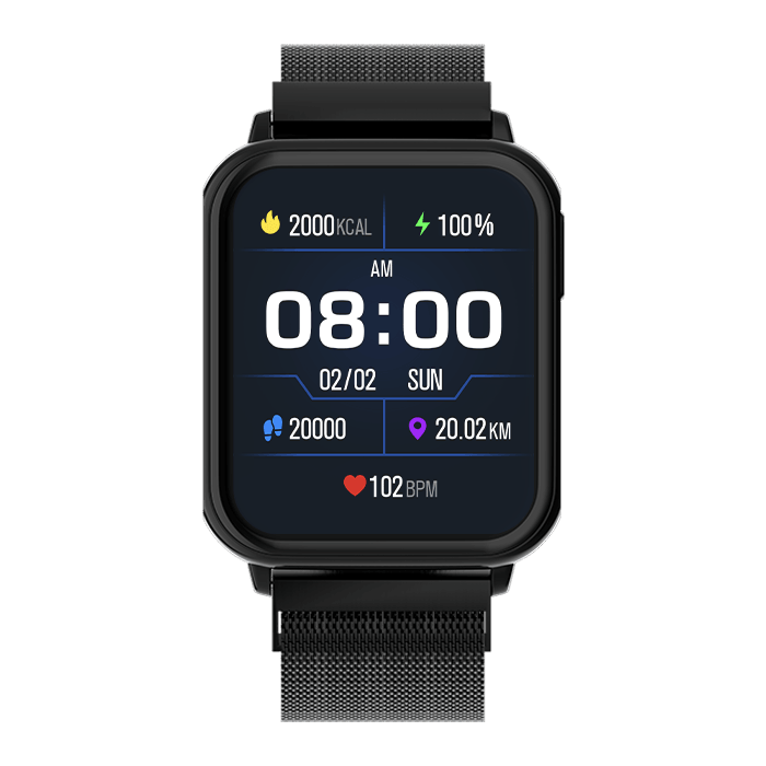 Fire-Boltt King Stainless Steel 45.2mm (1.78) Amoled Display 100+ sports Bluetooth Calling Smartwatch - Nalanda Enterprises