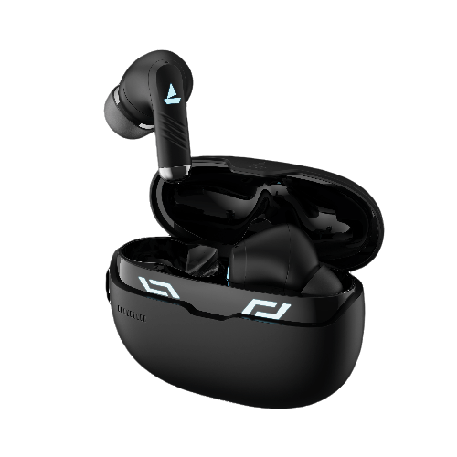 boAt Immortal 101 TWS Earbuds with Beastᵀᴹ Mode(40ms Low Latency), 30 HRS Playtime, Blazing LEDs, Quad Mics with ENx Tech, ASAP Charge & BTv5.3 - Nalanda Enterprises
