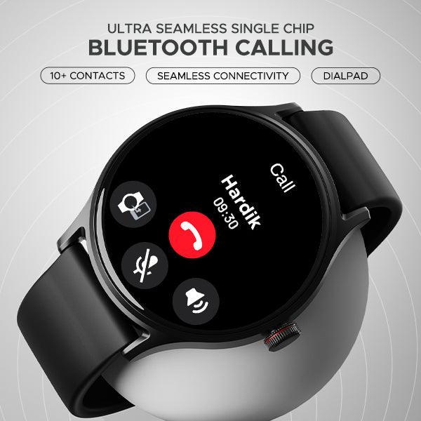 boAt Lunar Vista | Smartwatch with 1.52" (3.86cm) Vivid Round Display, BT Calling, 100+ Sports Modes, AI Voice Assistant - Nalanda Enterprises