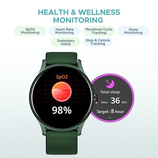 boAt Lunar Vista | Smartwatch with 1.52" (3.86cm) Vivid Round Display, BT Calling, 100+ Sports Modes, AI Voice Assistant - Nalanda Enterprises