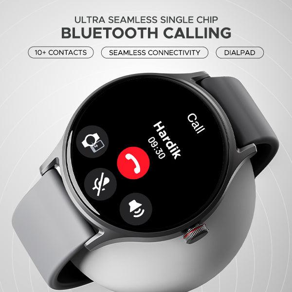 boAt Lunar Vista | Smartwatch with 1.52" (3.86cm) Vivid Round Display, BT Calling, 100+ Sports Modes, AI Voice Assistant - Nalanda Enterprises