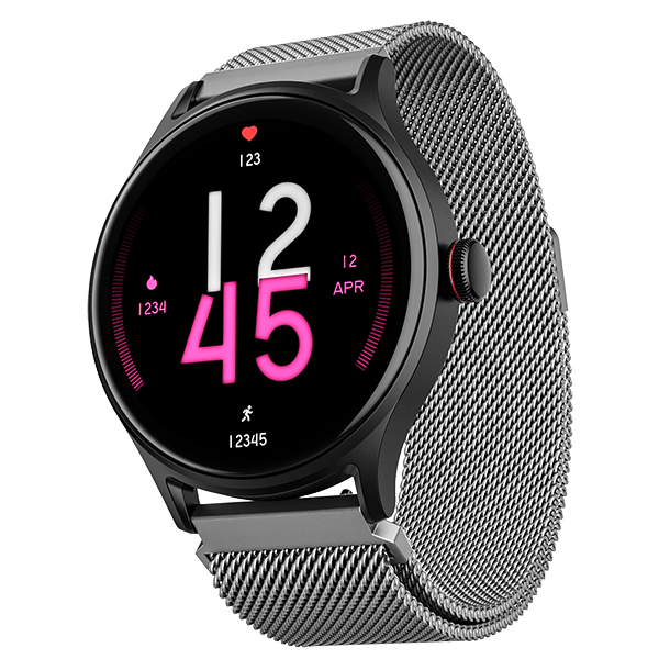 boAt Lunar Vista | Smartwatch with 1.52" (3.86cm) Vivid Round Display, BT Calling, 100+ Sports Modes, AI Voice Assistant - Nalanda Enterprises