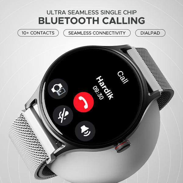 boAt Lunar Vista | Smartwatch with 1.52" (3.86cm) Vivid Round Display, BT Calling, 100+ Sports Modes, AI Voice Assistant - Nalanda Enterprises