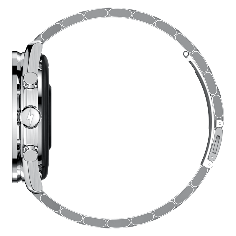 Fire-Boltt Diamond Luxury Stainless Steel Smart Watch with 1.43” AMOLED Screen, 466 * 466 px Resolution, 750 NITS Brightness, Bluetooth Calling, 300 Sports Mode, IP67 Rating - Nalanda Enterprises
