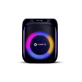 Toreto Party Box 60W Wireless Portable Party Speaker with Bluetooth 5.+EDR | RGB Dynamic Running Light Support TWS/USB/TF Card/AUX Input/Wireless Mic with Recording Feature & Remote