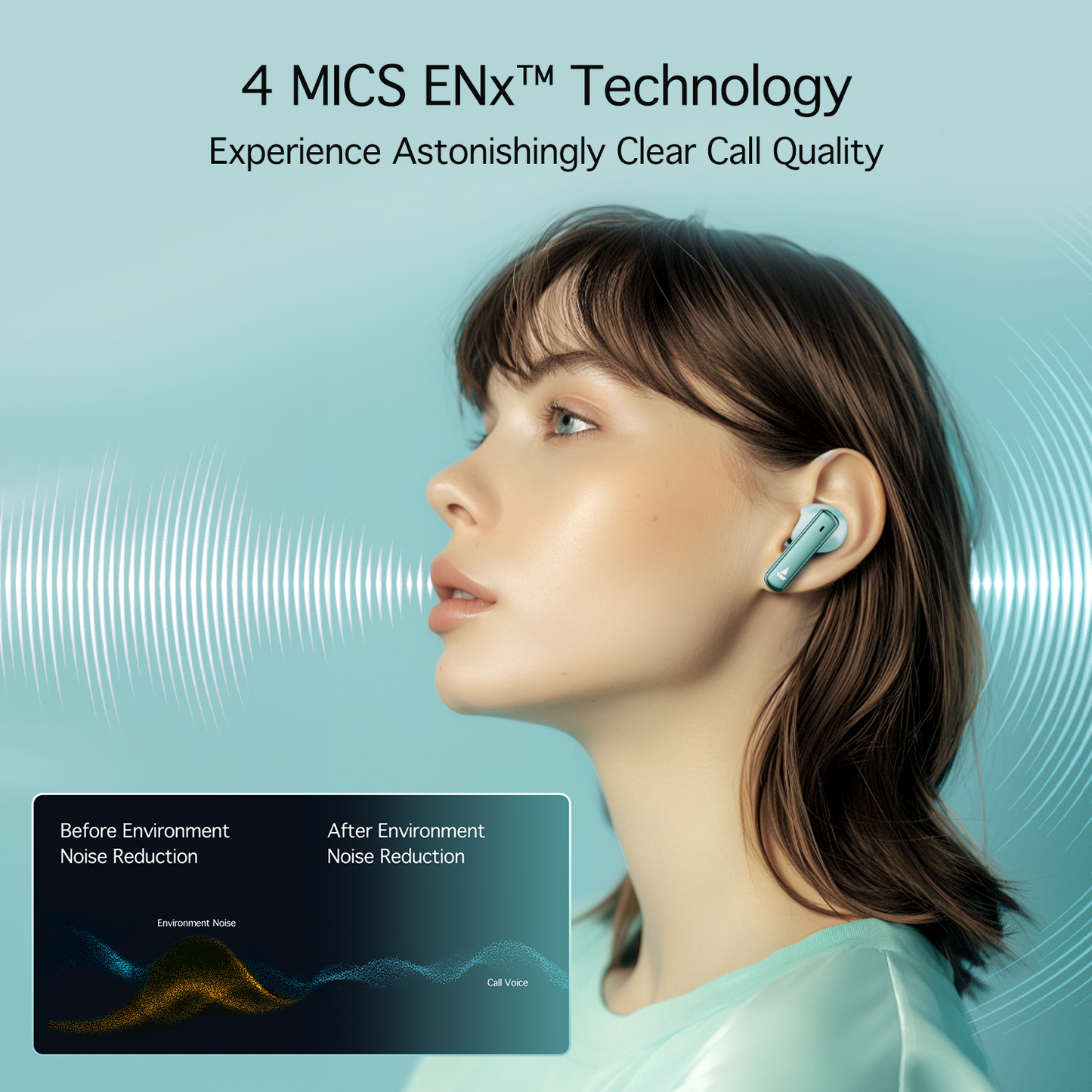 boAt Airdopes 181 Pro | Wireless Earbuds with 100 Hours Playback, Quad Mics with ENx™, BEAST™ Mode, ASAP™ Charge - Nalanda Enterprises