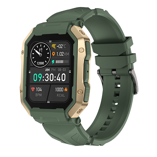 Fire-Boltt Cobra 45.2mm (1.78) AMOLED Army Grade Build, Bluetooth Calling with 123 Sports. Smartwatch - Nalanda Enterprises