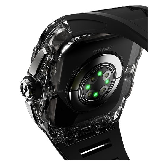 Fire-Boltt Elemento 1.95" Full IPS Touch Screen with a high Resolution 320 * 385 Pixel, 360 Health Monitoring, Wireless Charging Rugged Casing with Always On Display - Nalanda Enterprises