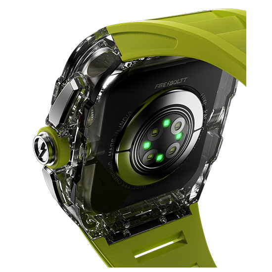 Fire-Boltt Elemento 1.95" Full IPS Touch Screen with a high Resolution 320 * 385 Pixel, 360 Health Monitoring, Wireless Charging Rugged Casing with Always On Display - Nalanda Enterprises