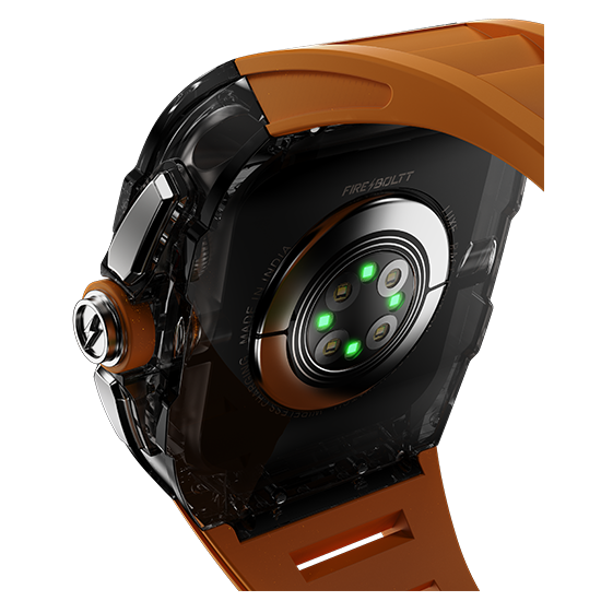 Fire-Boltt Elemento 1.95" Full IPS Touch Screen with a high Resolution 320 * 385 Pixel, 360 Health Monitoring, Wireless Charging Rugged Casing with Always On Display - Nalanda Enterprises