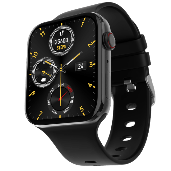 Fire-Boltt Visionary 1.78" AMOLED Bluetooth Calling Smartwatch with 368 * 448 Pixel Resolution, Rotating Crown & 60Hz Refresh Rate 100+ Sports Mode, TWS Connection, Voice Assistance - Nalanda Enterprises