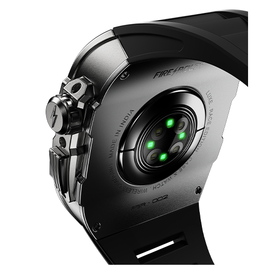 Fire-Boltt Elemento 1.95" Full IPS Touch Screen with a high Resolution 320 * 385 Pixel, 360 Health Monitoring, Wireless Charging Rugged Casing with Always On Display - Nalanda Enterprises
