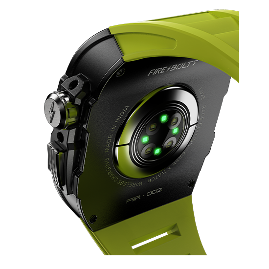 Fire-Boltt Elemento 1.95" Full IPS Touch Screen with a high Resolution 320 * 385 Pixel, 360 Health Monitoring, Wireless Charging Rugged Casing with Always On Display - Nalanda Enterprises