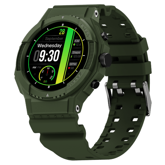 Fire-Boltt Solaris 1.78” AMOLED Always-on Display with 368 * 448 px Resolution, 123 Sports Mode, IP68 Water-Resistant, Long-Lasting Battery Life and Comprehensive Health Trackin - Nalanda Enterprises