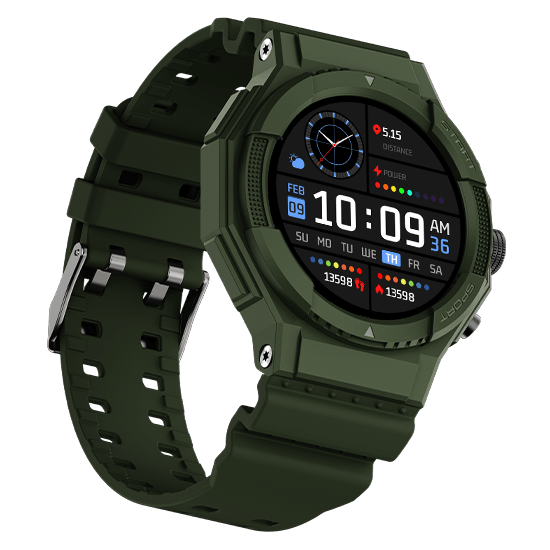 Fire-Boltt Solaris 1.78” AMOLED Always-on Display with 368 * 448 px Resolution, 123 Sports Mode, IP68 Water-Resistant, Long-Lasting Battery Life and Comprehensive Health Trackin - Nalanda Enterprises
