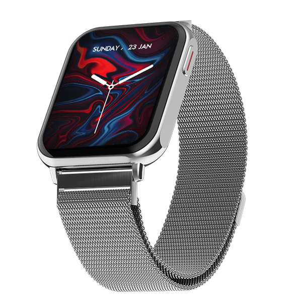 Fire-Boltt King Stainless Steel 45.2mm (1.78) Amoled Display 100+ sports Bluetooth Calling Smartwatch - Nalanda Enterprises