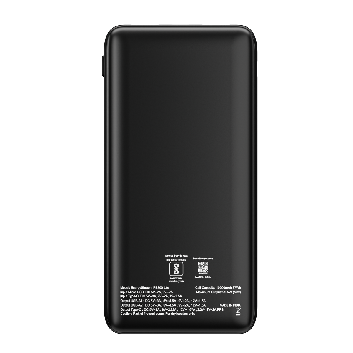 boAt EnergyShroom PB300 Lite 10000mAh power bank - View 5