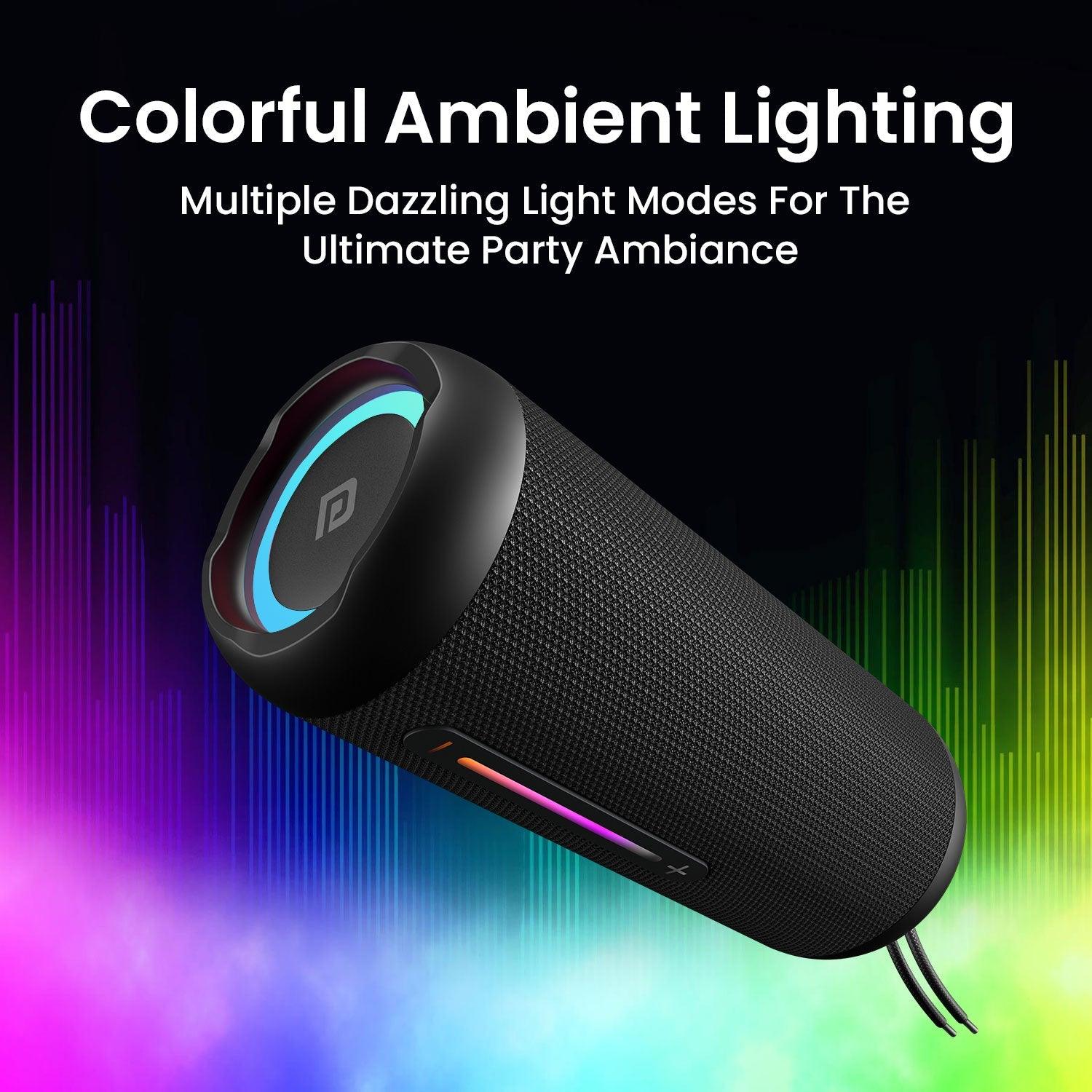 Portronics Breeze 5 Portable Wireless With In Built Mic,6Hrs Playtime 25 W Bluetooth Speaker - Nalanda Enterprises