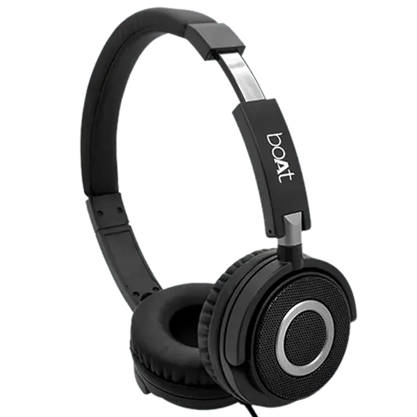 boAt Bassheads 900 | Wired Earphones with 40mm Drivers, Compact & Foldable, In-line microphone, Super Bass - Nalanda Enterprises