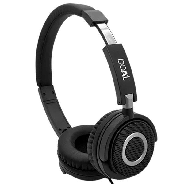 boAt Bassheads 900 | Wired Earphones with 40mm Drivers, Compact & Foldable, In-line microphone, Super Bass - Nalanda Enterprises