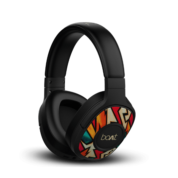 boAt Rockerz 550 | Over Ear Bluetooth Headphones with Upto 20H Playback, 50mm Dynamic Driver, 500mAh Battery - Nalanda Enterprises