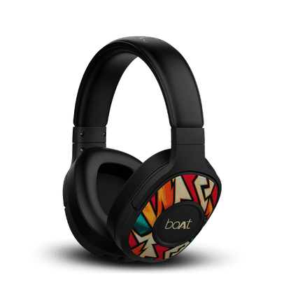 boAt Rockerz 550 | Over Ear Bluetooth Headphones with Upto 20H Playback, 50mm Dynamic Driver, 500mAh Battery - Nalanda Enterprises
