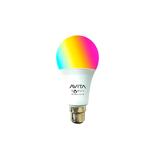 AVITA DOMUS 9W Smart LED Bulb, 16 Million Color options (RGB) + Music Sync, operated through Amazon Alexa & Google Assistant - Nalanda Enterprises