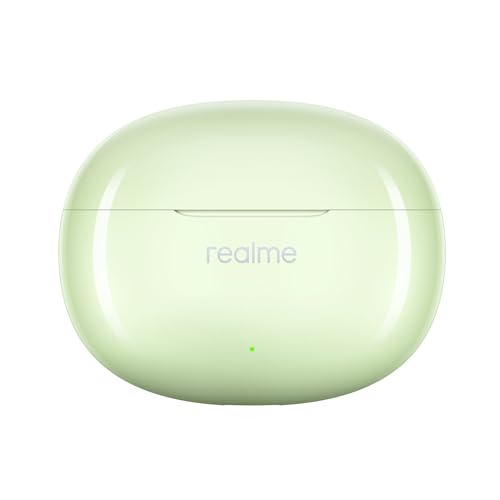 realme Earbuds T110 with Ai Enc for Calls, Upto 38 Hours of Playback and Fast Charging Bluetooth in Ear Headset (Punk Black, True Wireless)|B0D212YMD7