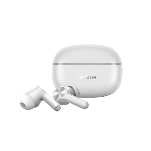 realme Earbuds T110 with Ai Enc for Calls, Upto 38 Hours of Playback and Fast Charging Bluetooth in Ear Headset (Punk Black, True Wireless)|B0D212YMD7