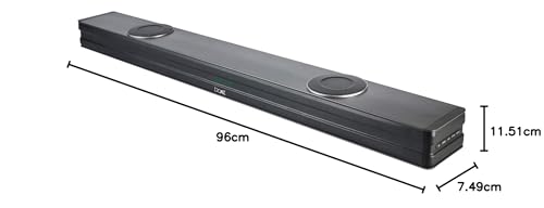 Boat 2025 Launch Aavante Prime 5.1 7050D, Dolby Audio, 700W Signature Sound, 5.1CH with Wireless Subwoofer & Wireless Satellites, Bluetooth Sound bar, Home Theatre Soundbar Speaker (Premium Black)|B0FLYD83H7
