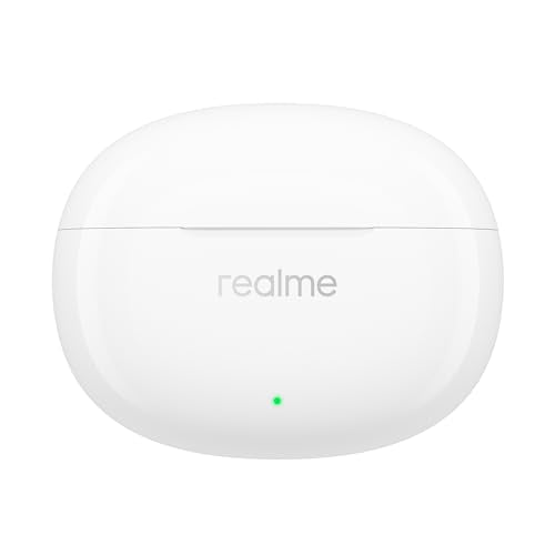 realme Earbuds T110 with Ai Enc for Calls, Upto 38 Hours of Playback and Fast Charging Bluetooth in Ear Headset (Punk Black, True Wireless)|B0D212YMD7