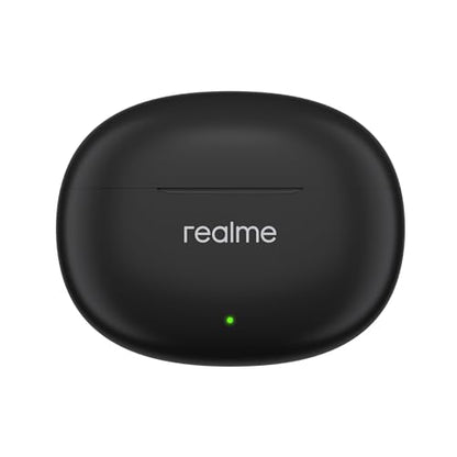 realme Earbuds T110 with Ai Enc for Calls, Upto 38 Hours of Playback and Fast Charging Bluetooth in Ear Headset (Punk Black, True Wireless)|B0D212YMD7