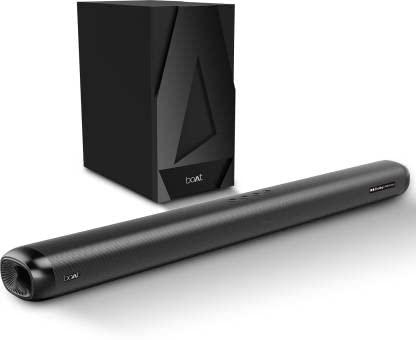 boAt Aavante Bar 4000DA with Dolby Atmos 3D 200 W Bluetooth Soundbar (Premium Black, 2.1 Channel) - Nalanda Enterprises