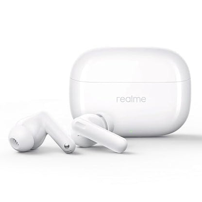 realme Buds T310 True Wireless in-Ear Earbuds with 46dB Hybrid ANC, 360° Spatial Audio, 12.4mm Dynamic Bass Driver, Upto 40Hrs Battery and Fast Charging (Vibrant Black)|B0DBGP48NW
