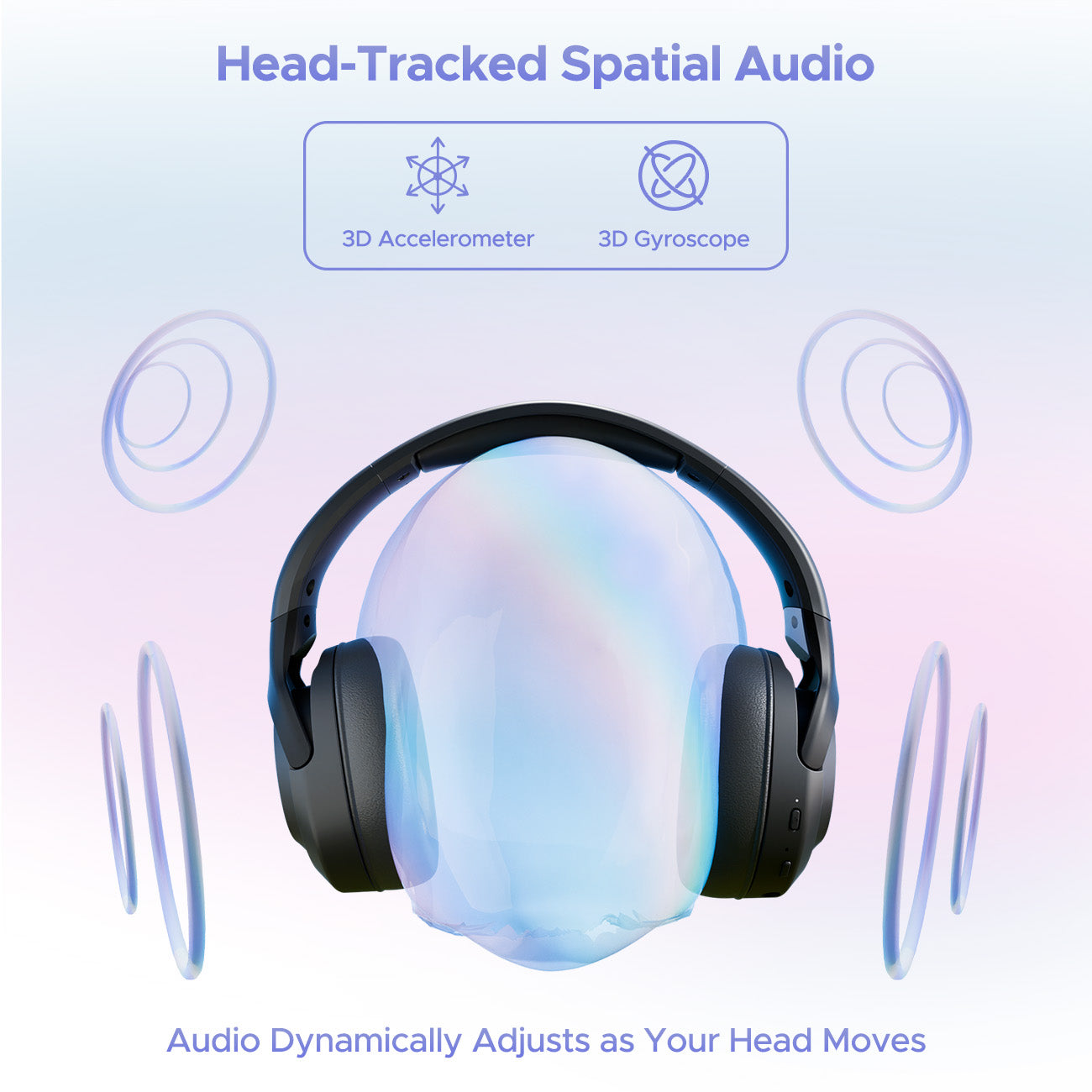 boAt Nirvana Eutopia Bluetooth Over Ear Headphones with Head Tracking Function, Spatial Audio,20 HRS Playtime, ENx Tech, ASAP Charge, Hearables App(Android & iOS Compatible)(Primia Black) - Nalanda Enterprises