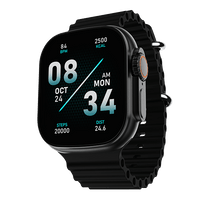 boAt Wave Glory | Smartwatch with 1.96"(4.97 cms) HD Display, BT Calling, 100+ Sports Modes, Premium Metal Body - Nalanda Enterprises