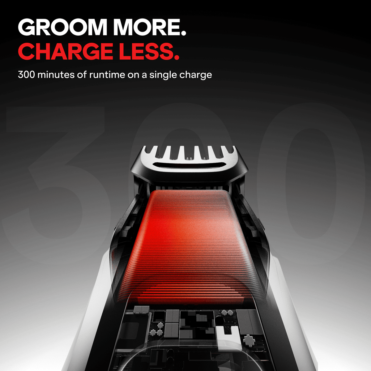 boAt Slazer S100 | Trimmer with 300-Min Runtime, Fast Charging, and Stainless Steel Blades
