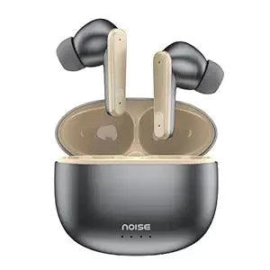Noise Buds VS104 Max Truly Wireless in-Ear Earbuds with ANC(Up to 25dB),Up to 45H Playtime, Quad Mic with ENC, Instacharge(10 min=180 min), 13mm Driver, BT v5.3 (Silver Grey) - Nalanda Enterprises